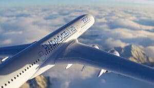 Blue Hydrogen filled H2 Aeroplane flying in the sky - future H2 energy concept.||Battery pack temperature at 60°C charging|Li-plating potential at 60°C|Li-plating potential output at 25°C|Li-plating potential output at -10°C|||Figure 5: SEI and Li-plating formation|Monitor signals for relevant battery pack states|Constant-current charging strategy example|Problems (left column) and solutions (right column) for BMS design|Operational window of a lithium-ion battery|Challenges Addressed||||||GT-SUITE & GT-Autolion model for engineering