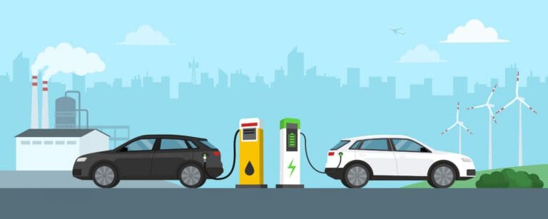 Gasoline car and electric car simulation|||||||||||